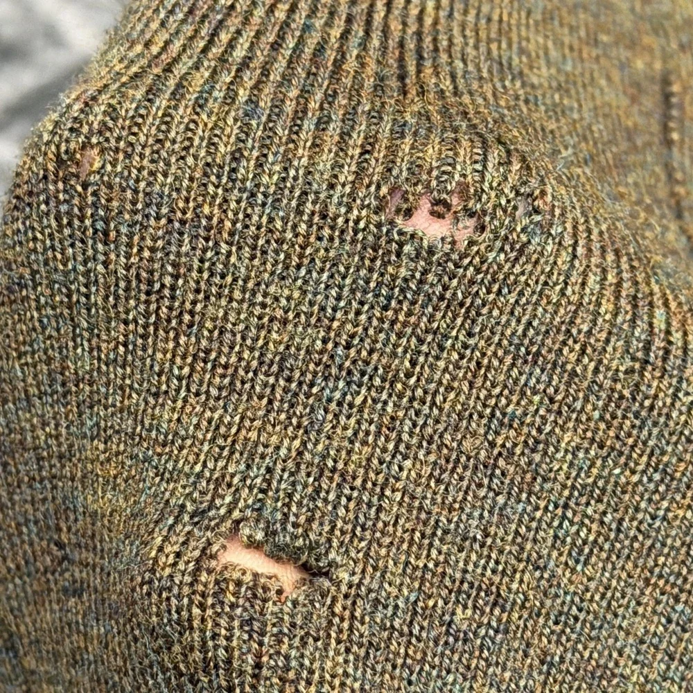 Vtg Banana Republic Merino Wool Cardigan Sweater Vest Men XL Grandpa Preppy USA